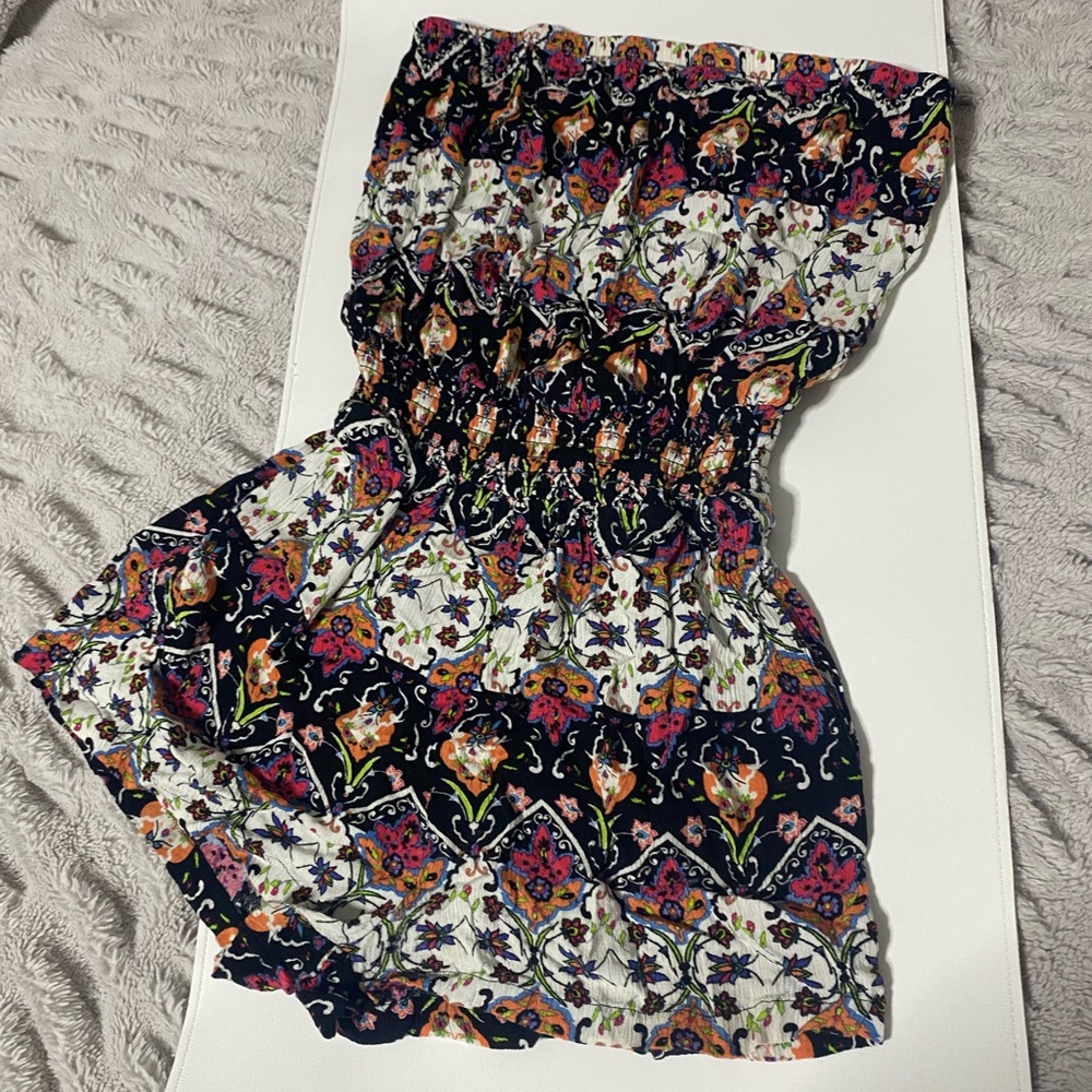 Strapless Romper